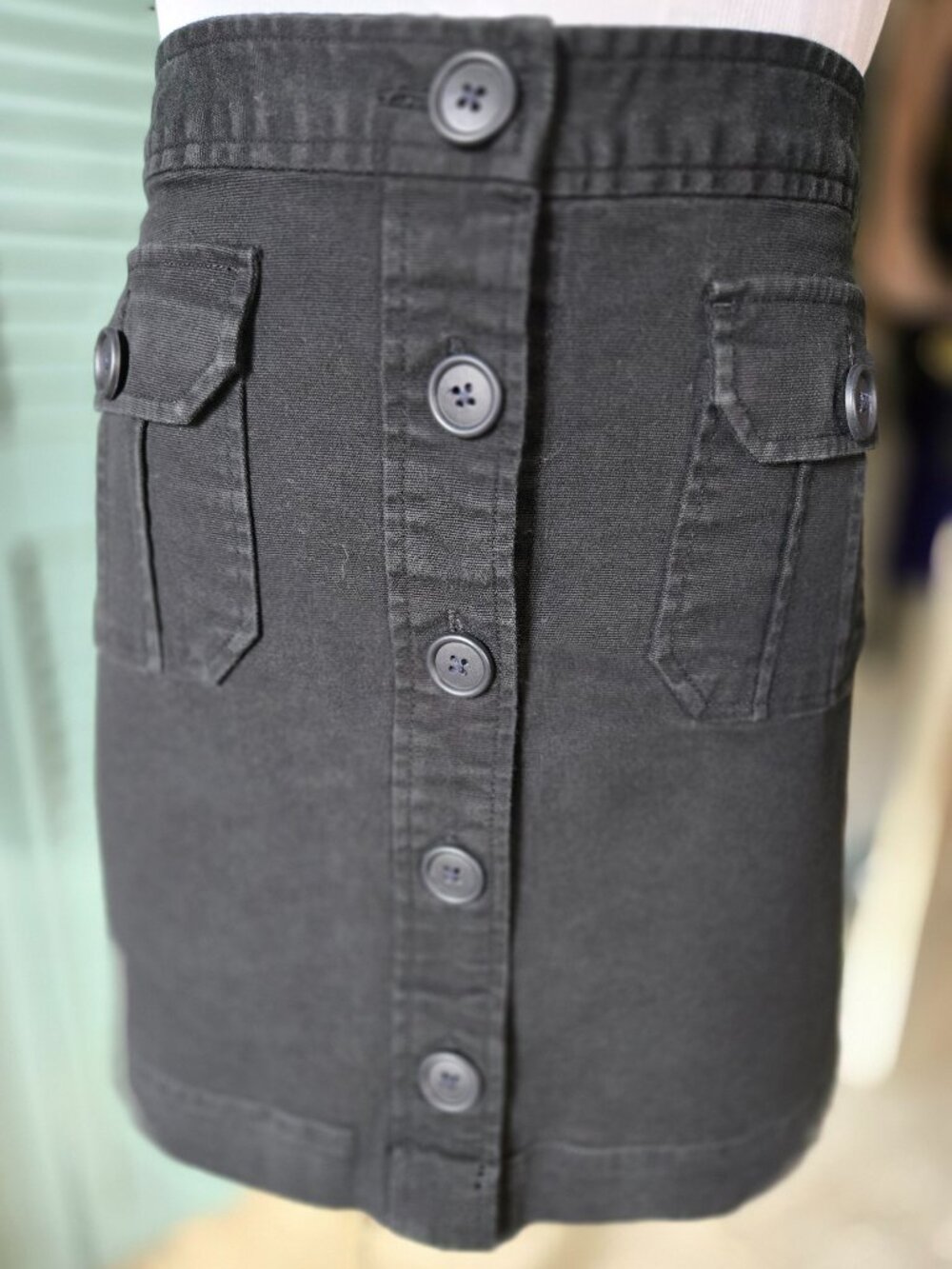 Vintage GAP button-down mini skirt Size 2